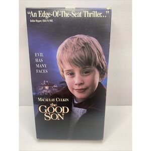 Vintage VHS THE GOOD SON 1993 Horror/ Macaulay Culkin & Advertisement Insert